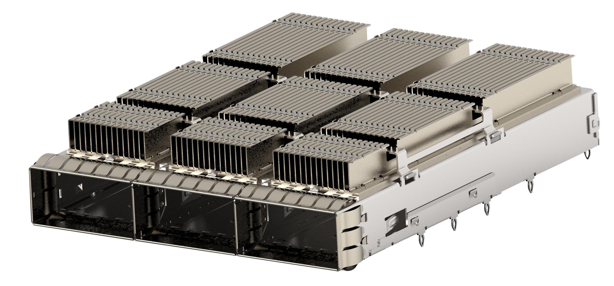 2342888-2 CAGE ASSEMBLY, SAN HS, 3PORT, PRESS-FIT TE CONNECTIVITY