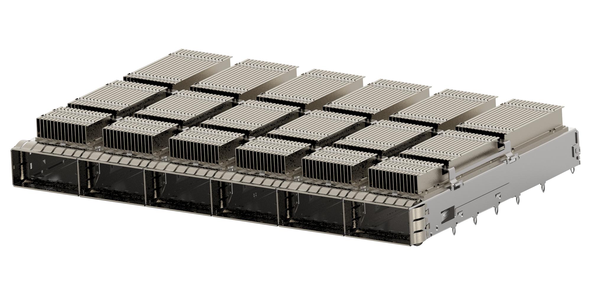 2342892-2 CAGE ASSEMBLY, SAN HS, 6PORT, PRESS-FIT TE CONNECTIVITY