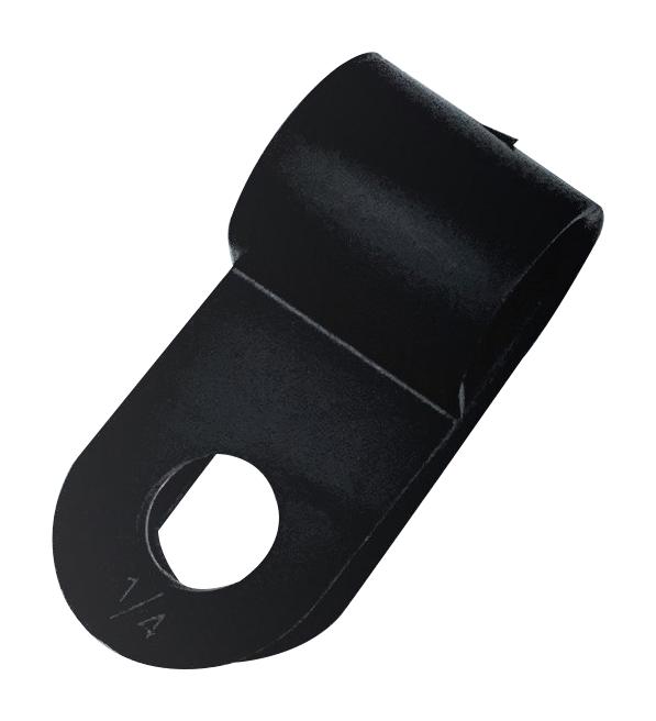 PELB0198 CABLE CLAMP, NYLON 6.6, 12.7MM, BLACK PRO ELEC