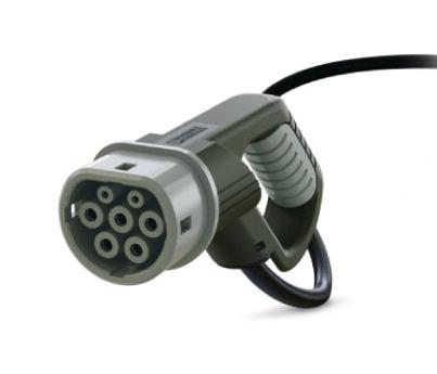 EV-T2M3C-1AC32A-4,0M6,0ESBK00 AC CHARGING CABLE, 4M, 250VAC, 32A, BLK PHOENIX CONTACT