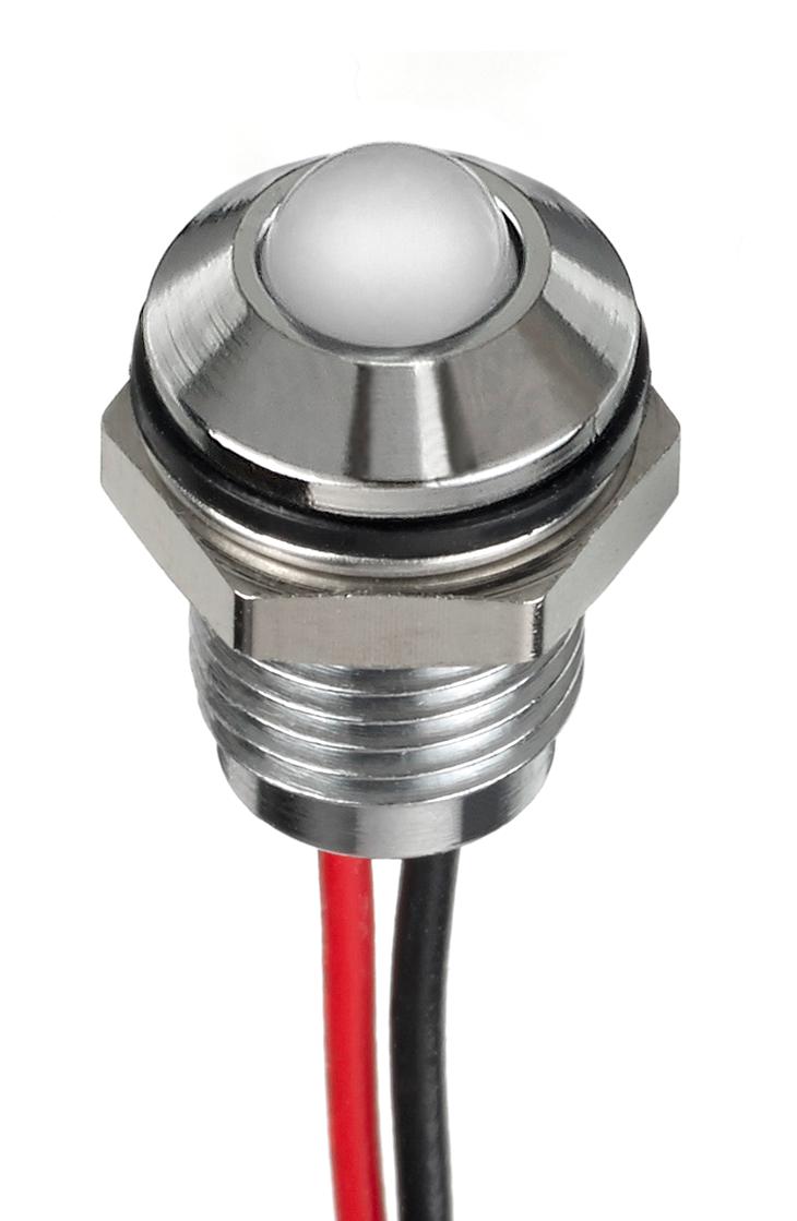 Q6P5CXXW02E LED PANEL INDICATOR, WHITE, 6MM, 3.8V APEM