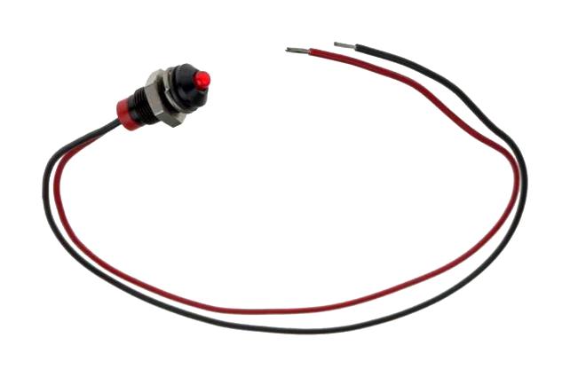 Q6P7BXXR24E LED PANEL INDICATOR, RED, 6MM, 24VDC APEM