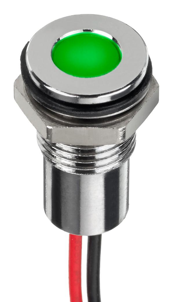 Q6F5CYYRG24E LED PANEL INDICATOR, 6MM, RED/GREEN APEM