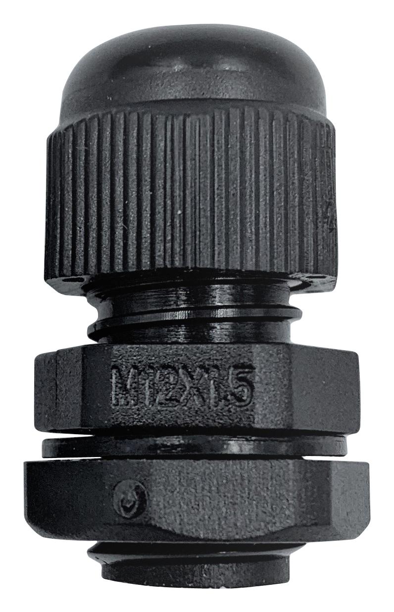PELB0264 CABLE GLAND, PA/NBR, 4MM-8MM, BLACK PRO ELEC