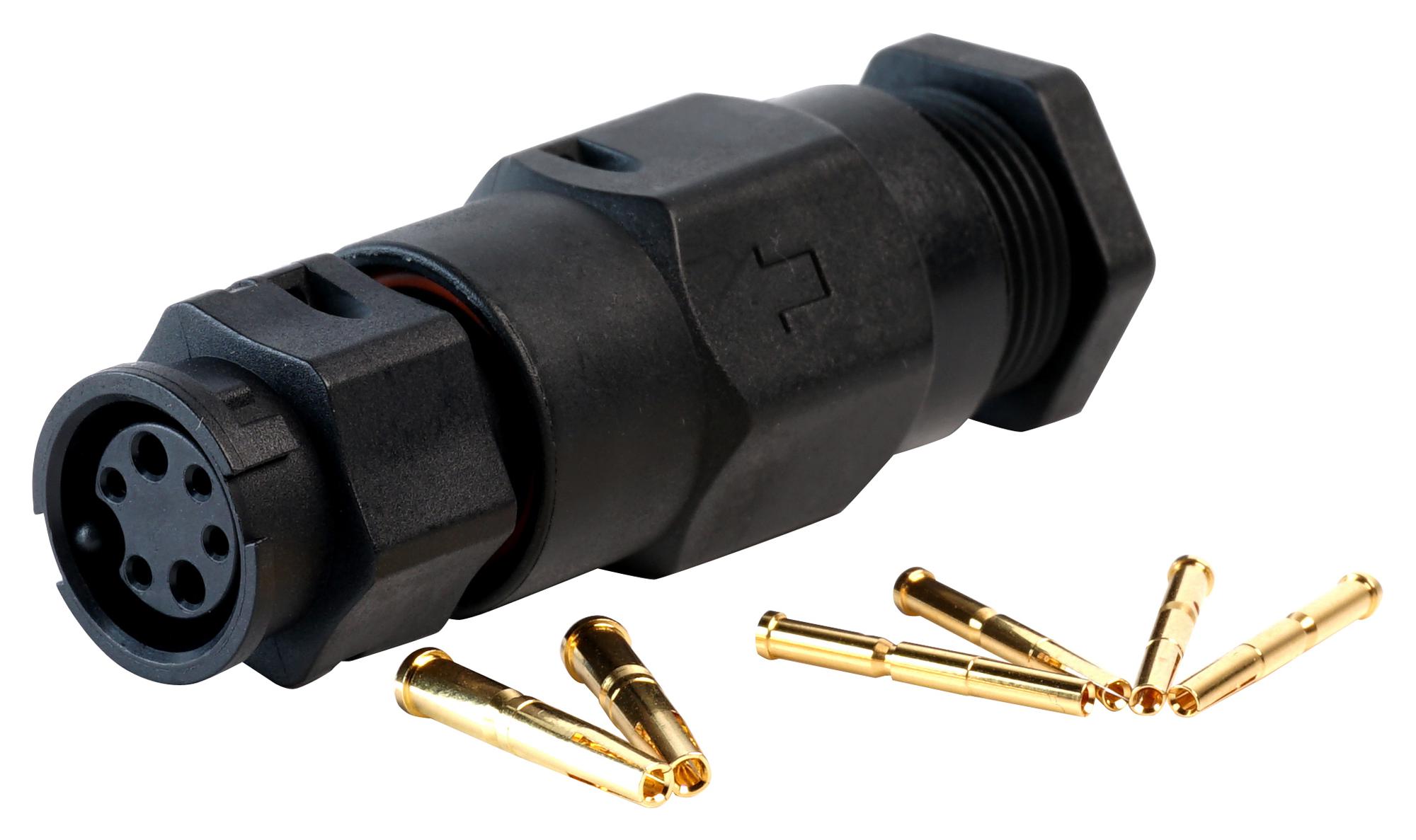 MP002499 CIRCULAR CONN, RCPT, 6POS, C2 CABLE MULTICOMP PRO