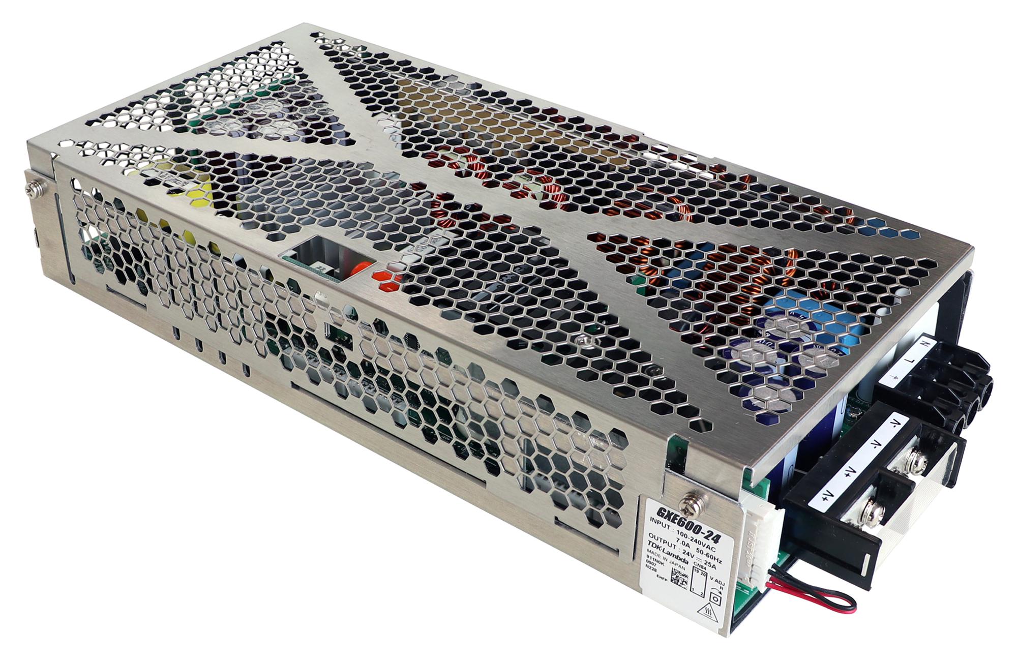 GXE-600-24/A POWER SUPPLY, AC-DC, 24V, 25A TDK-LAMBDA