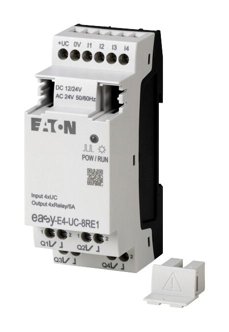 EASY-E4-UC-8RE1 DIGITAL I/O MODULE, 4 I/O, 24VDC/VAC EATON MOELLER