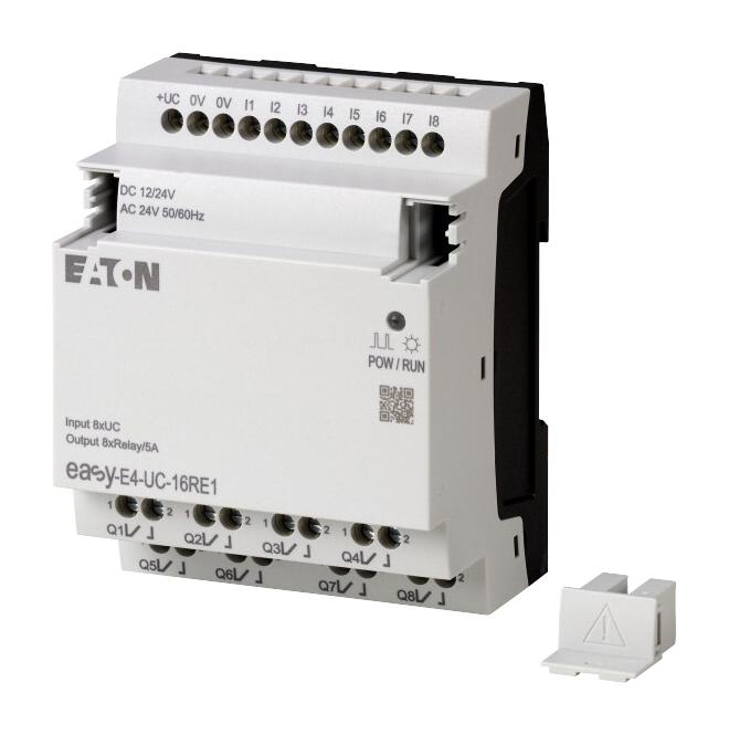 EASY-E4-UC-16RE1 DIGITAL I/O MODULE, 8 I/O, 24VDC/VAC EATON MOELLER