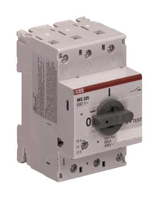 1SAM150000R1007 MOTOR STARTER, 3-PH, 0.75KW, 2.5A, 690V ABB