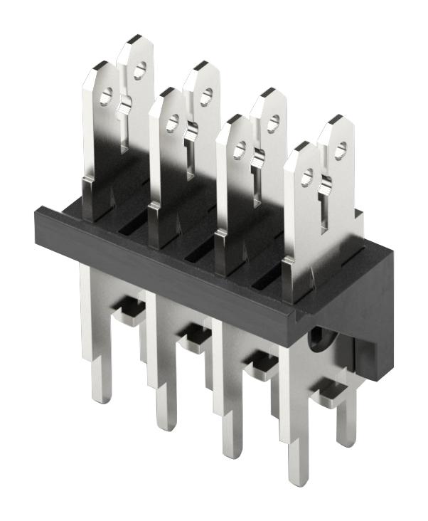 638207222003 CONN, HEADER, STAMPED TAB, 3P, 5.08MM WURTH ELEKTRONIK