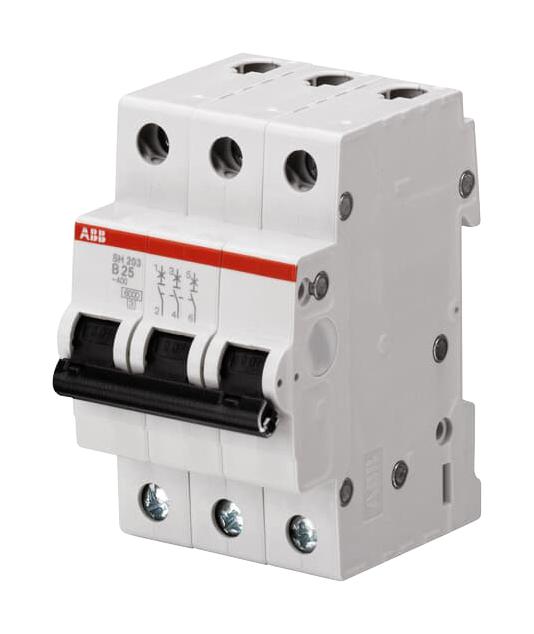 2CDS213001R0165 MCB, THERMAL, 3POLE, 16A, 400V ABB