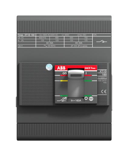 1SDA068209R1 THERMAL MAG CKT BREAKER, 160A, 4P, 690V ABB