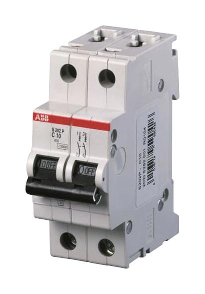 2CDS282001R0164 S202PC16 DP MCB C16A 25KA ABB