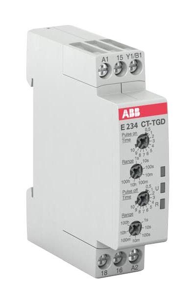 1SVR500160R0000 ANALOGUE TIME RELAY, 0.05S-100H, SPDT ABB