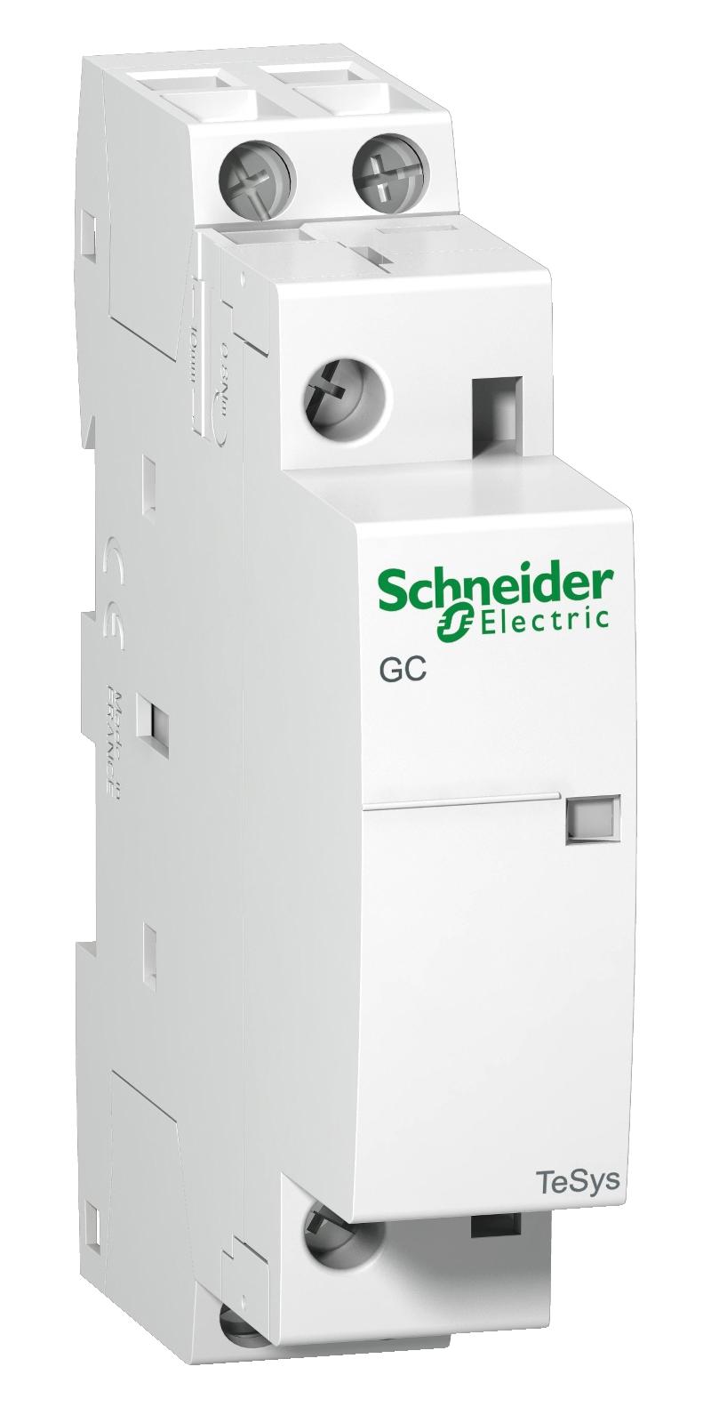 GC2502B5 CONTACTOR, DPST-NC, 24VAC, DIN RAIL SCHNEIDER ELECTRIC