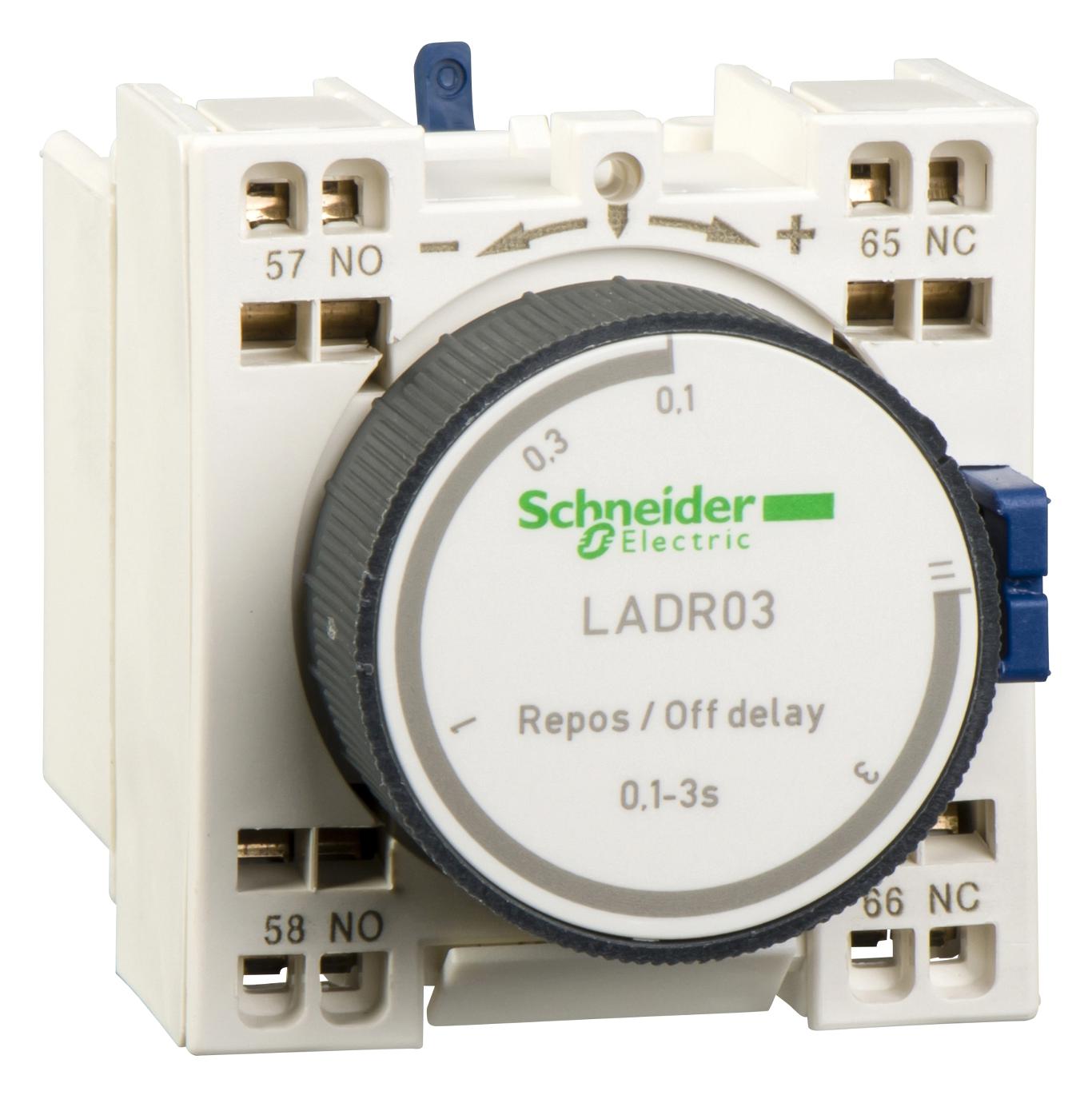 LADR03 AUXILIARY CONTACT BLOCK, 1NO/1NC, 690VAC SCHNEIDER ELECTRIC