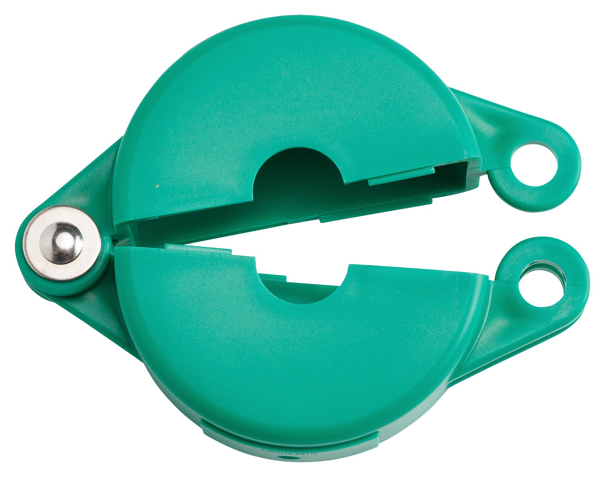 GATE VALVE LOCKOUTS GVLO 1-2.5 GREEN GATE VALVE LOCKOUT, GRN, PP BRADY