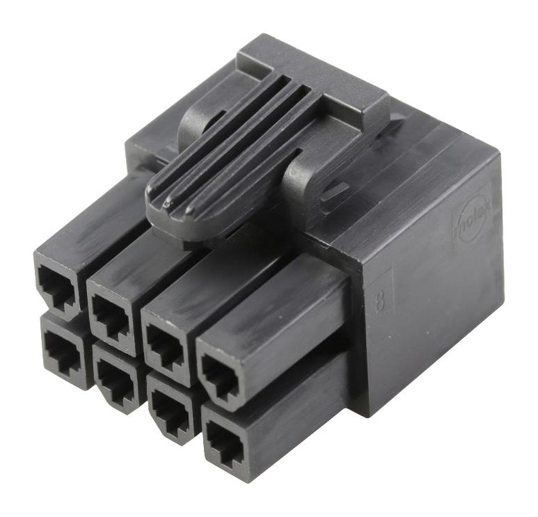 172708-1006 RECEPTACLE HOUSING, 6POS, 4.2MM, BLACK MOLEX