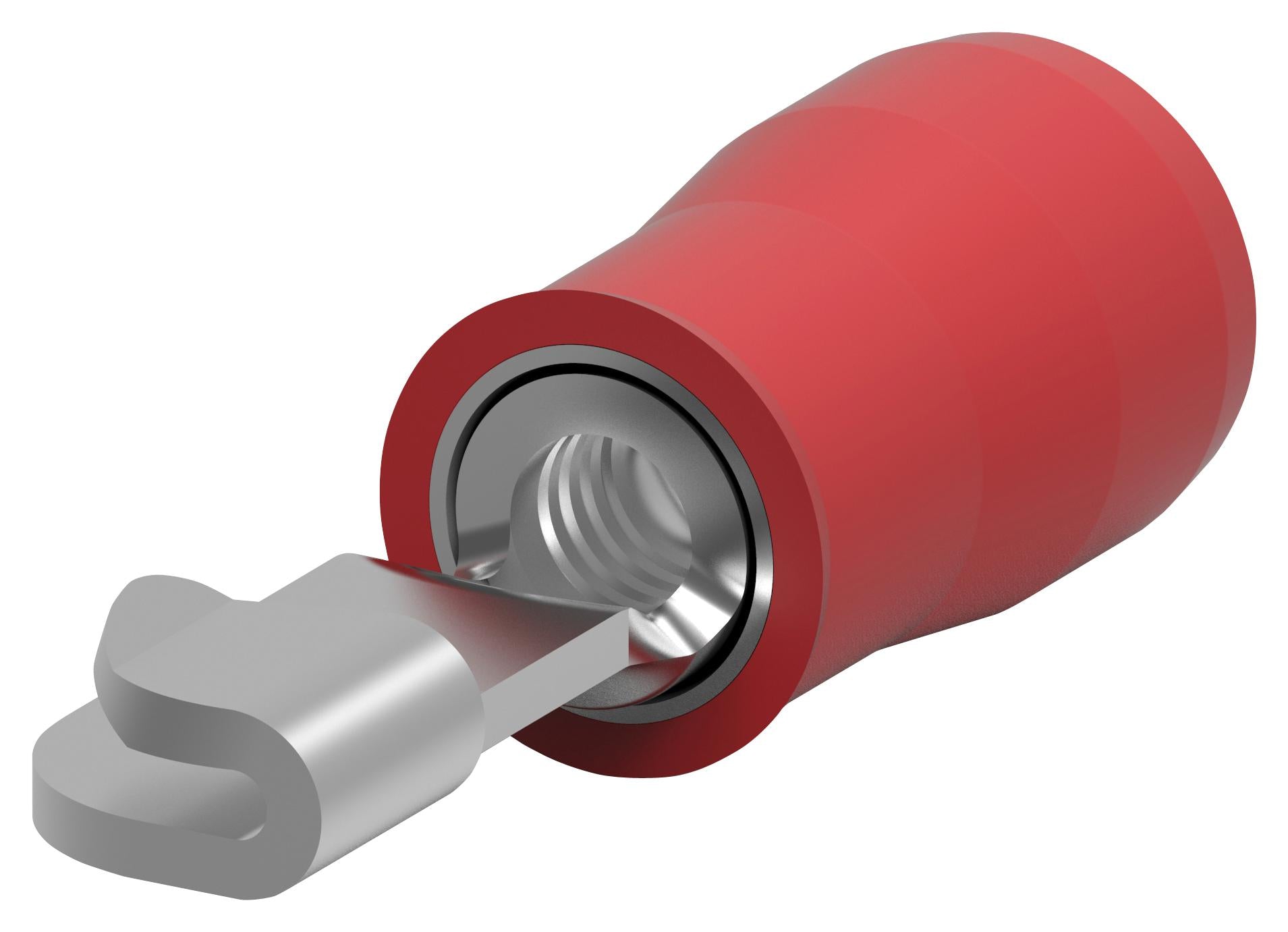 320555 WIRE SPLICE, CRIMP, RED, 16AWG, 1.65MM2 AMP - TE CONNECTIVITY