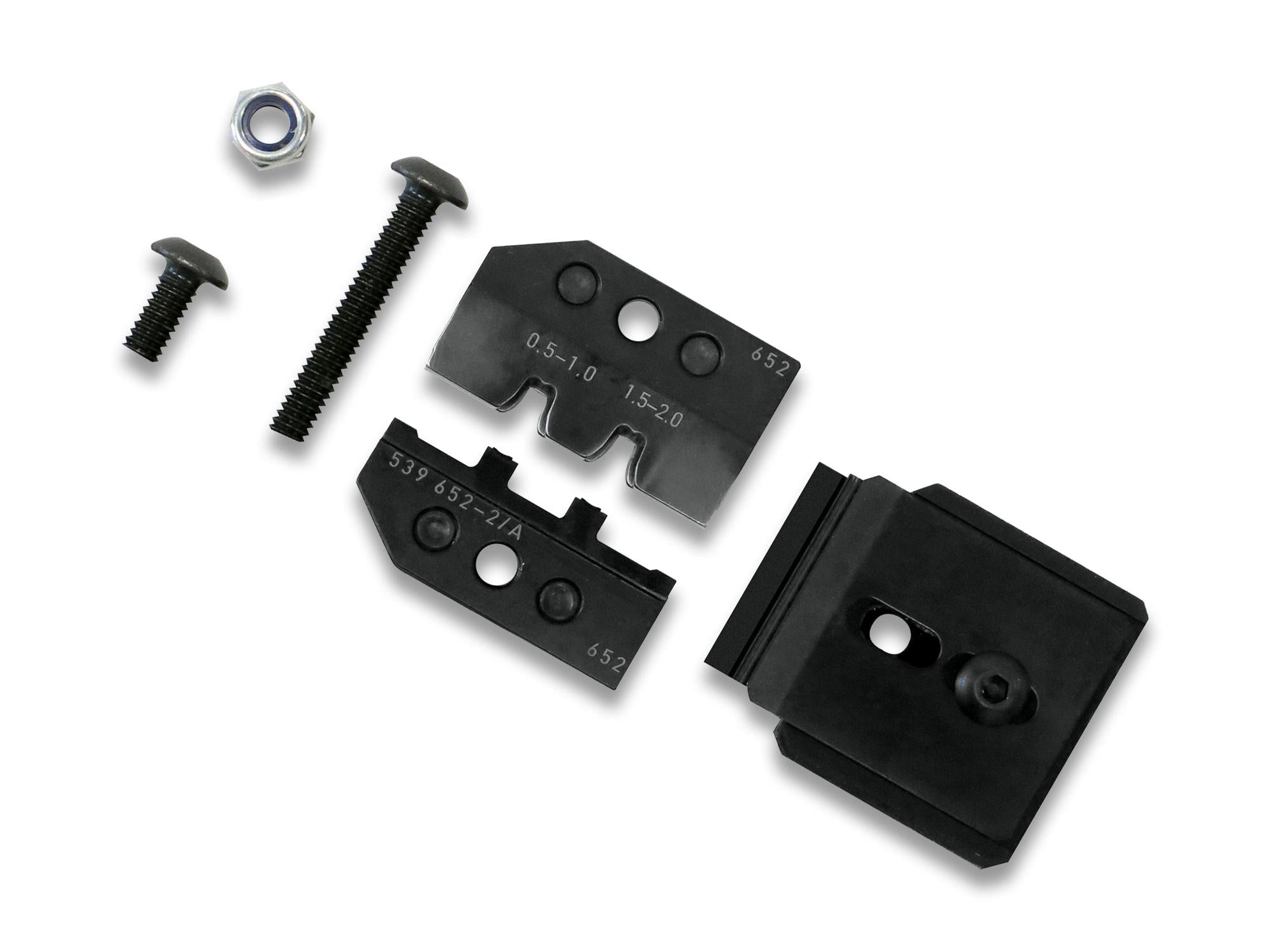 539652-2 CRIMP TOOL DIES, RECTANGULAR CONTACTS AMP - TE CONNECTIVITY