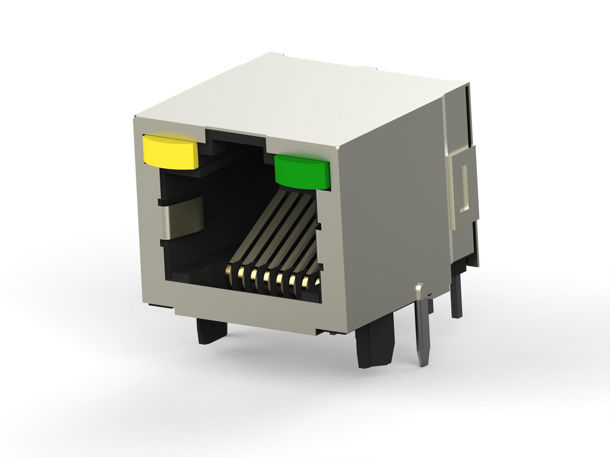 6116075-1 CONN, RJ45 JACK, 8P8C, 1X1, CAT5 AMP - TE CONNECTIVITY