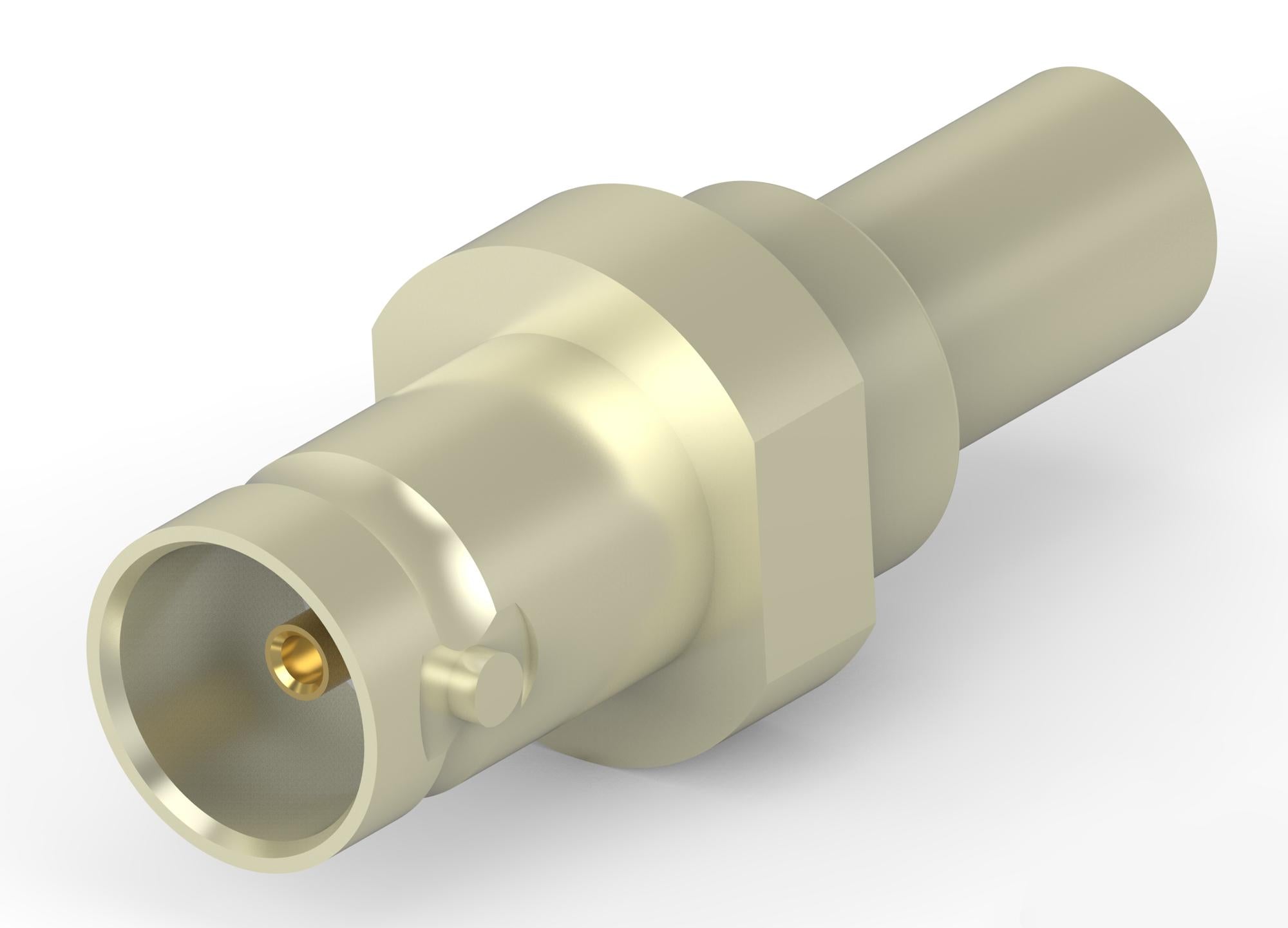 1-1337443-0 RF COAXIAL CONN, BNC JACK, 75 OHM, CABLE GREENPAR - TE CONNECTIVITY