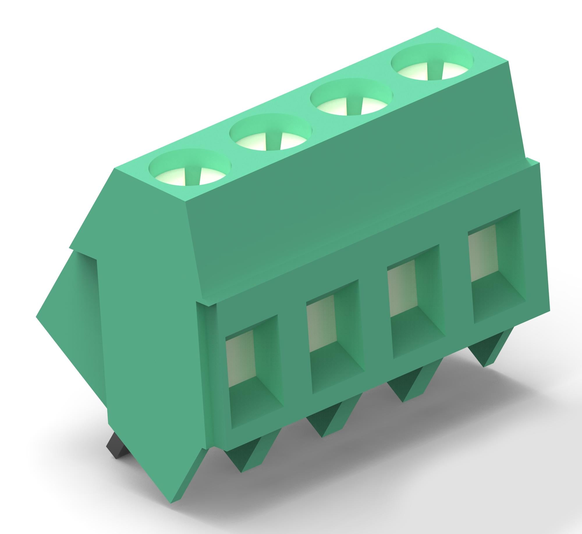 282847-2 TERMINAL BLOCK, WIRE-BRD, 2POS, 12AWG BUCHANAN - TE CONNECTIVITY