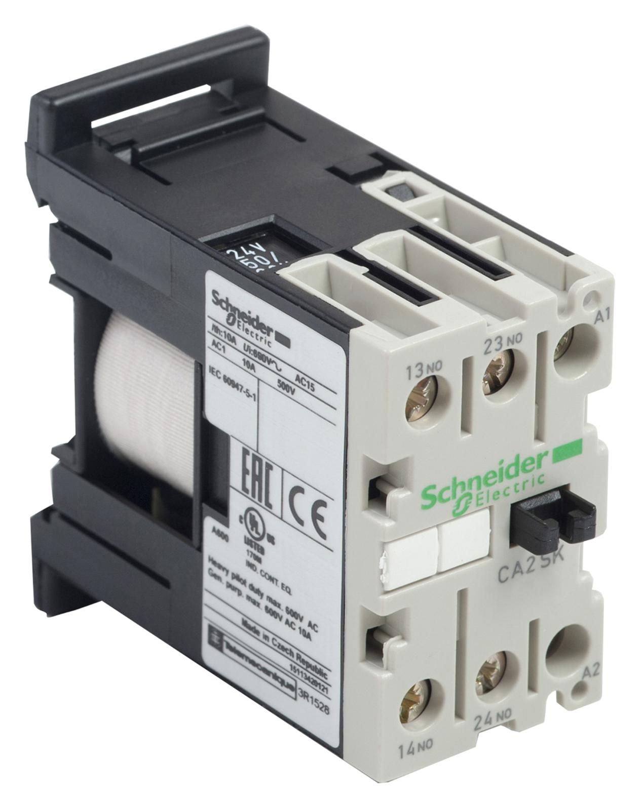 CA2SK11E7 CONTROL RELAY 1NO 1NC CONTACT SCHNEIDER ELECTRIC