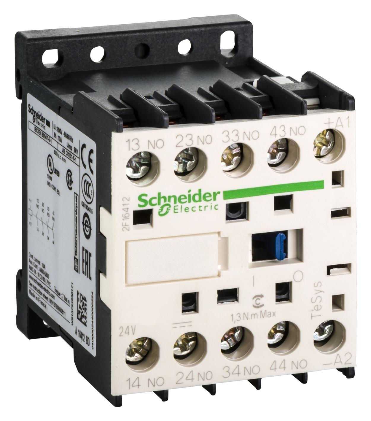 CA3KN31ED3 CONTROL RELAY 3NO 1NC CONTACTS SCHNEIDER ELECTRIC