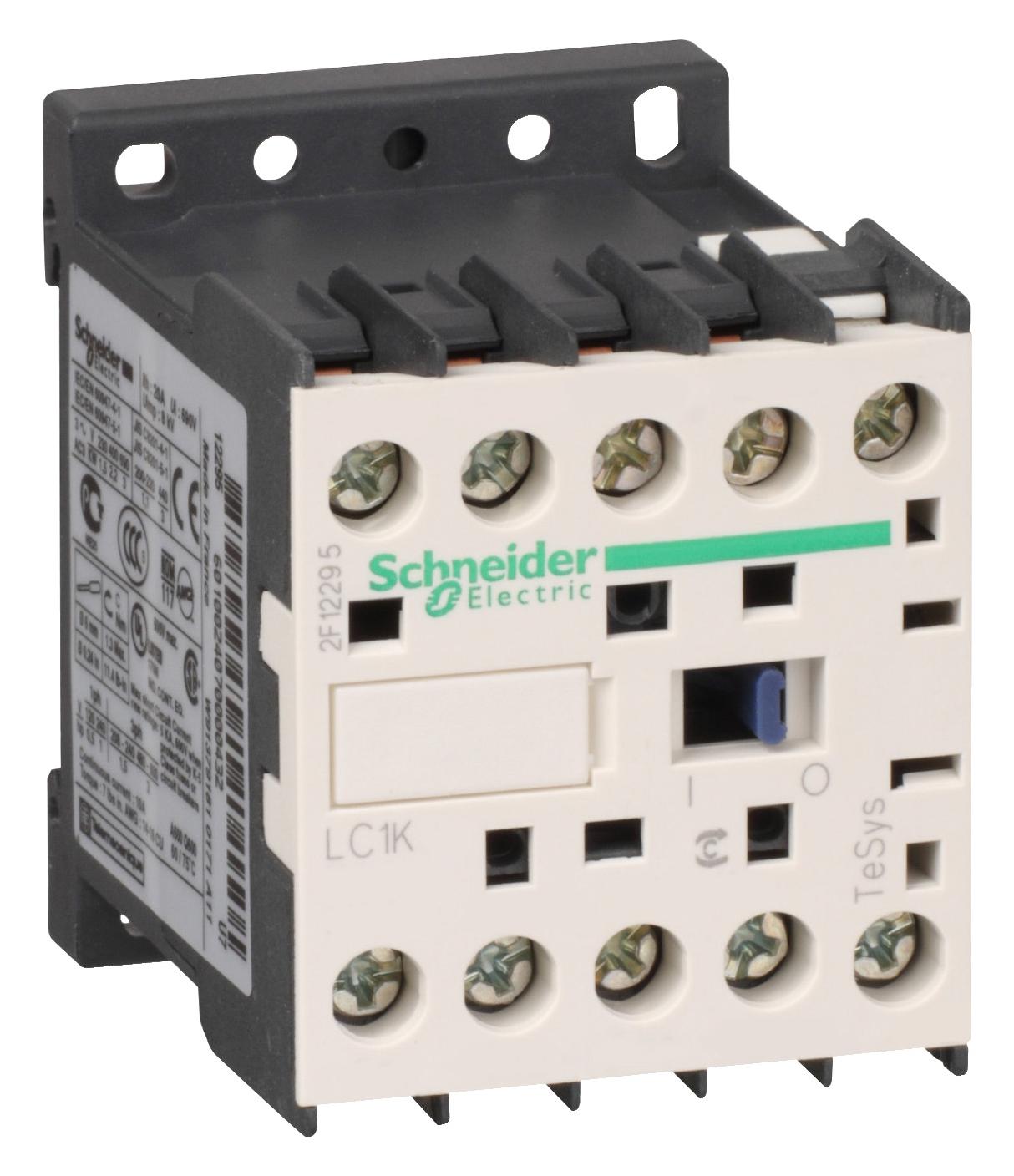 LC1K1201V7 CONTACTOR-3NO 12A AC3 POLES SCHNEIDER ELECTRIC