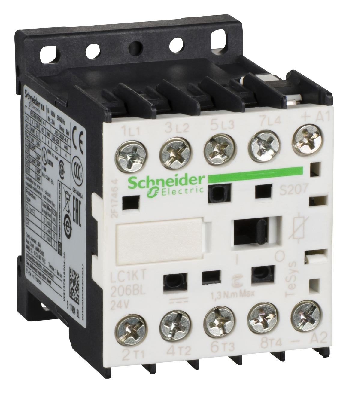 LC1K0986BLS207 TESYS K 4P AC3 440V 20A COIL 2 SCHNEIDER ELECTRIC