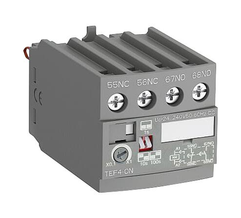 1SBN020112R1000 TEF4-ON ELEC TIMER,AF09..AF38 +NF RELAYS ABB