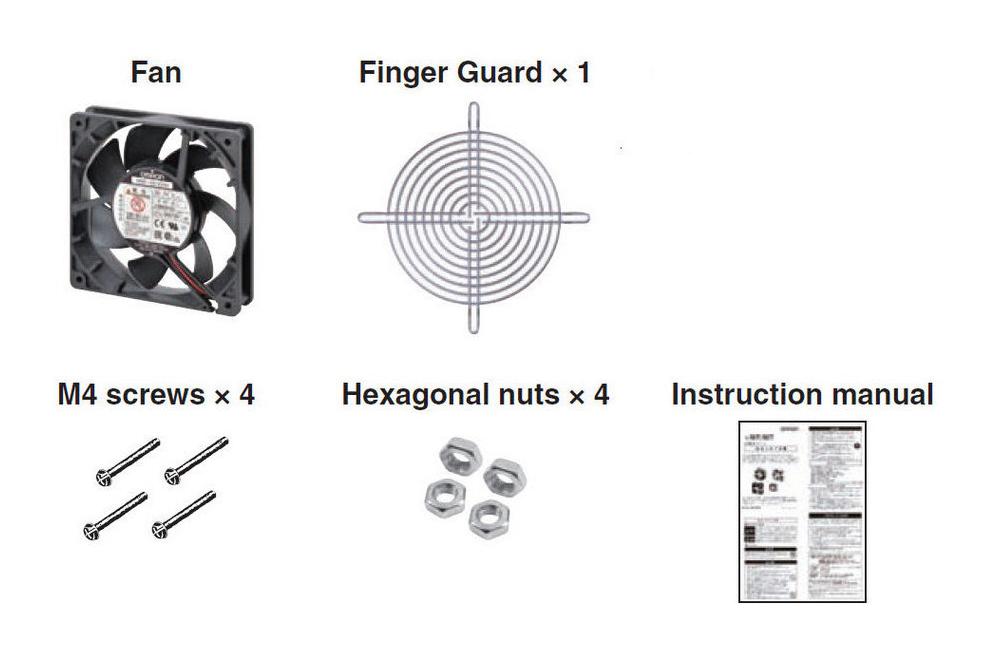 R89F-DS1225L-S1 AXIAL FAN, DC, 2.5M3/MIN, 4.08W, 40DB OMRON