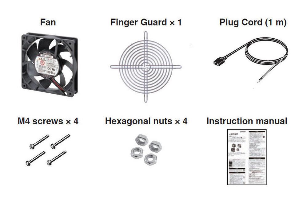 R89F-MS1238HP-S1 AXIAL FAN, AC, 3M3/MIN, 4.4W, 42DB OMRON