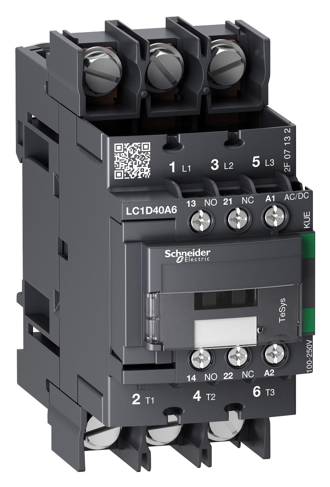 LC1D40A6KUE CONTACTORS SCHNEIDER ELECTRIC
