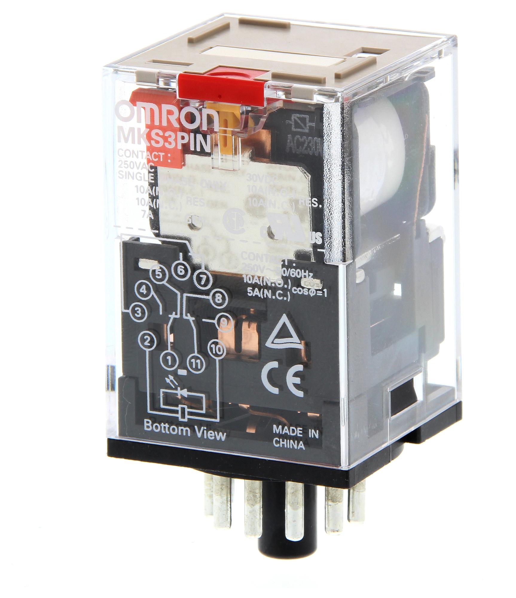 MKS3PIN 230VAC POWER - GENERAL PURPOSE RELAYS OMRON