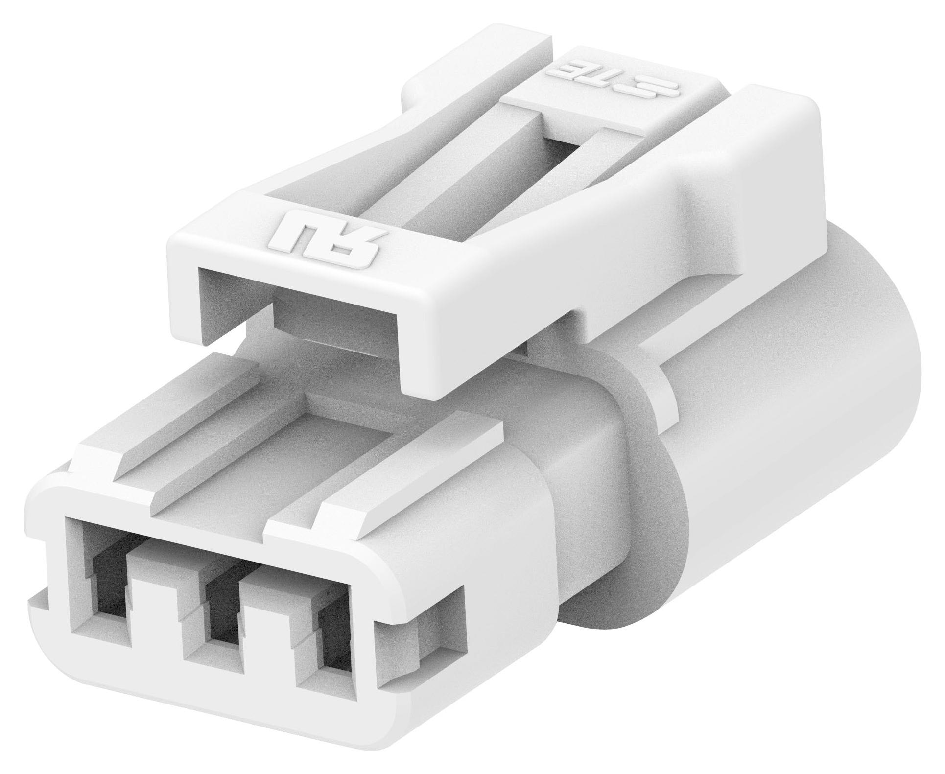 2321918-3 CONNECTOR HOUSING, PLUG, 3POS, 1ROW TE CONNECTIVITY