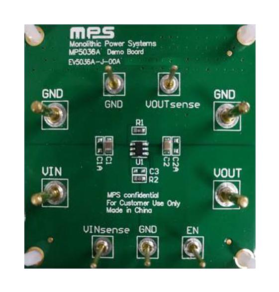 EV5036A-J-00A EVAL BOARD, CURRENT LIMIT SWITCH MONOLITHIC POWER SYSTEMS (MPS)