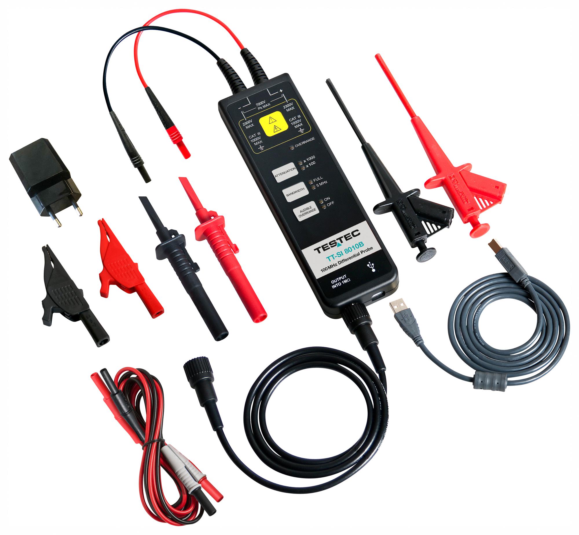 TT-SI 8010B ACTIVE DIFFERENTIAL PROBE, 100MHZ, OSC TESTEC