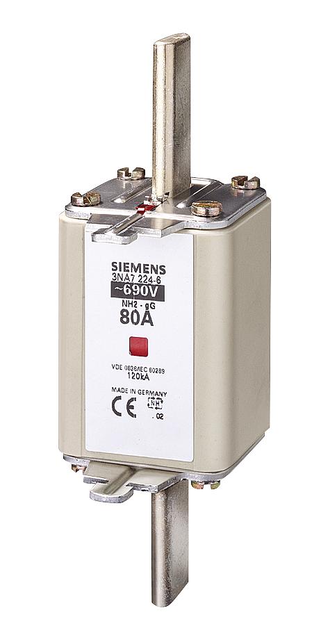 3NA7232-6 HRC FUSE, 125A, 690VAC, 440VDC, BLADE SIEMENS