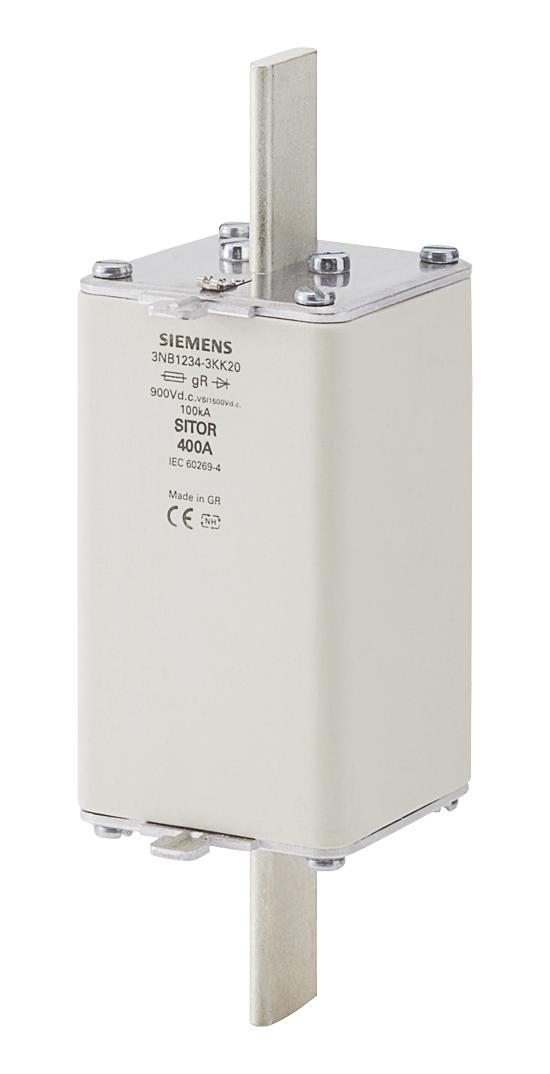 3NB1234-3KK20 HRC FUSE, 400A, 900VDC, BLADE SIEMENS