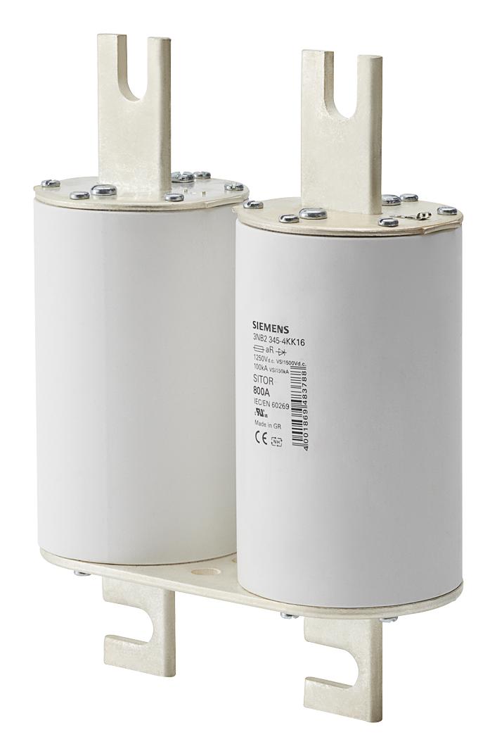 3NB2357-4KK16 HRC FUSE, 1.6KA, 1.25KVDC, BLADE TAG SIEMENS