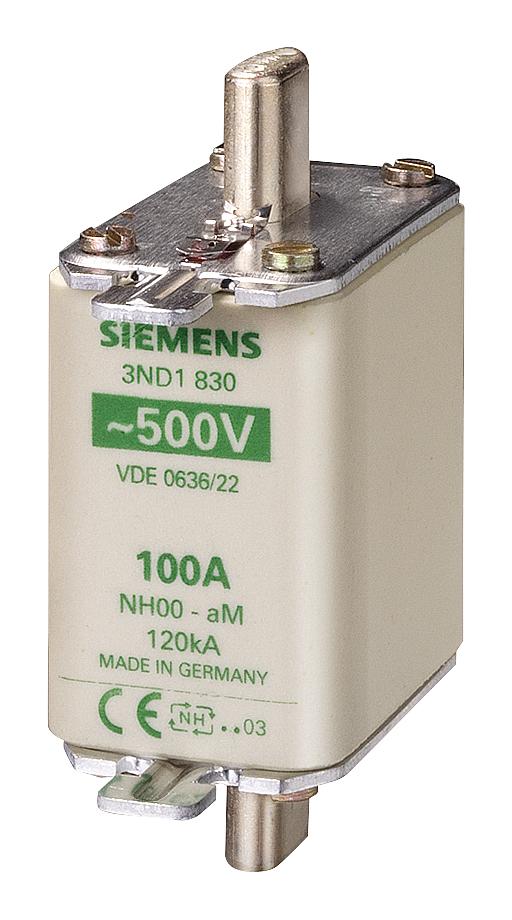 3ND1832 HRC FUSE, 125A, 500VAC, BLADE TAG SIEMENS
