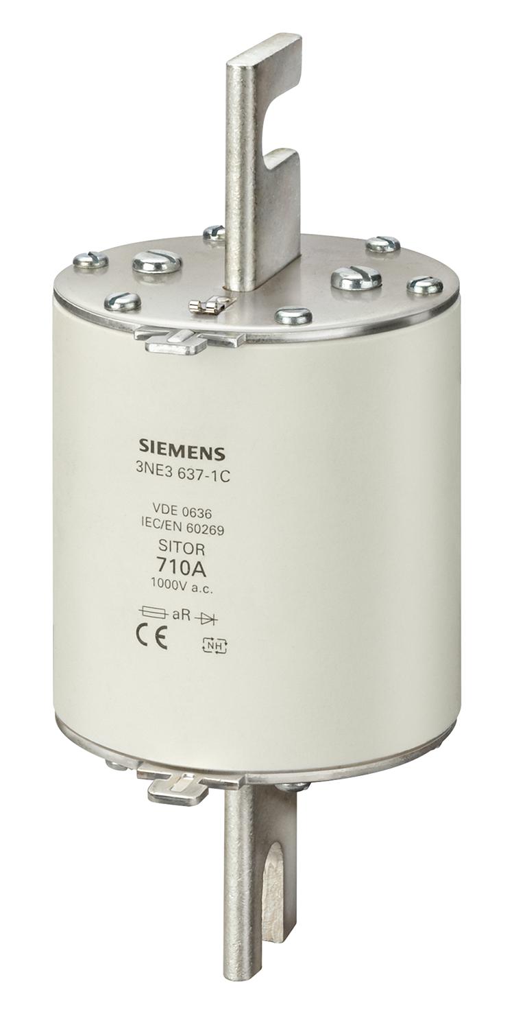 3NE3432-0C HRC FUSE, 400A, 1KVAC, 440VDC, BLADE TAG SIEMENS