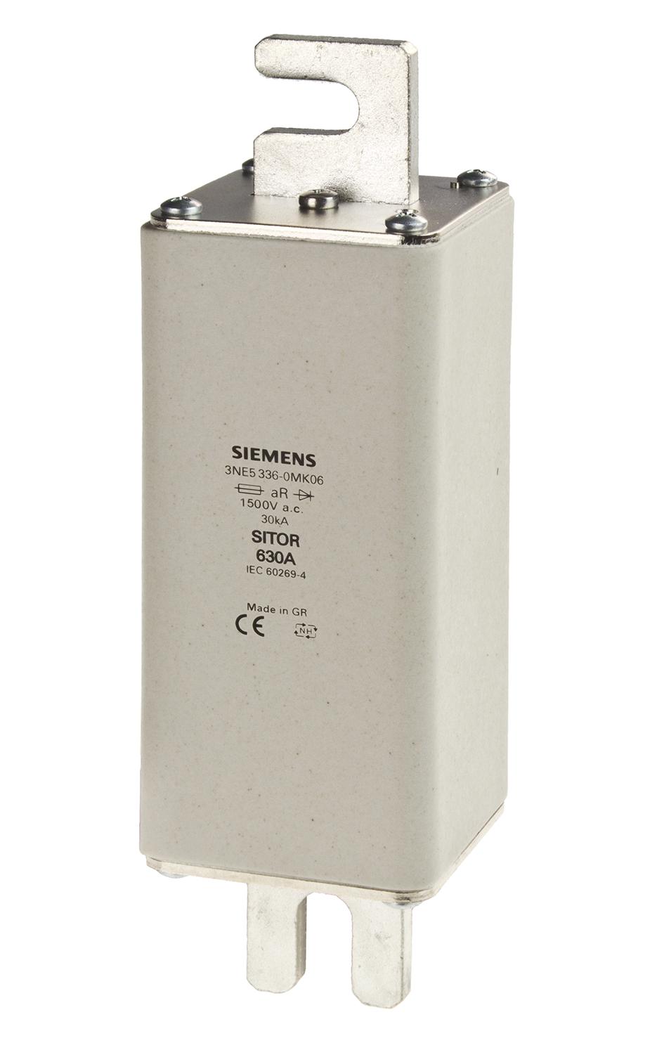 3NE5332-0MK06 HRC FUSE, 400A, 1.5KVAC, 1KVDC, BLADE SIEMENS