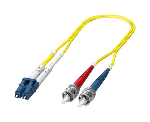 1115595 FIBRE CABLE, LC DUPLEX-ST DUPLEX, SM, 2M PHOENIX CONTACT