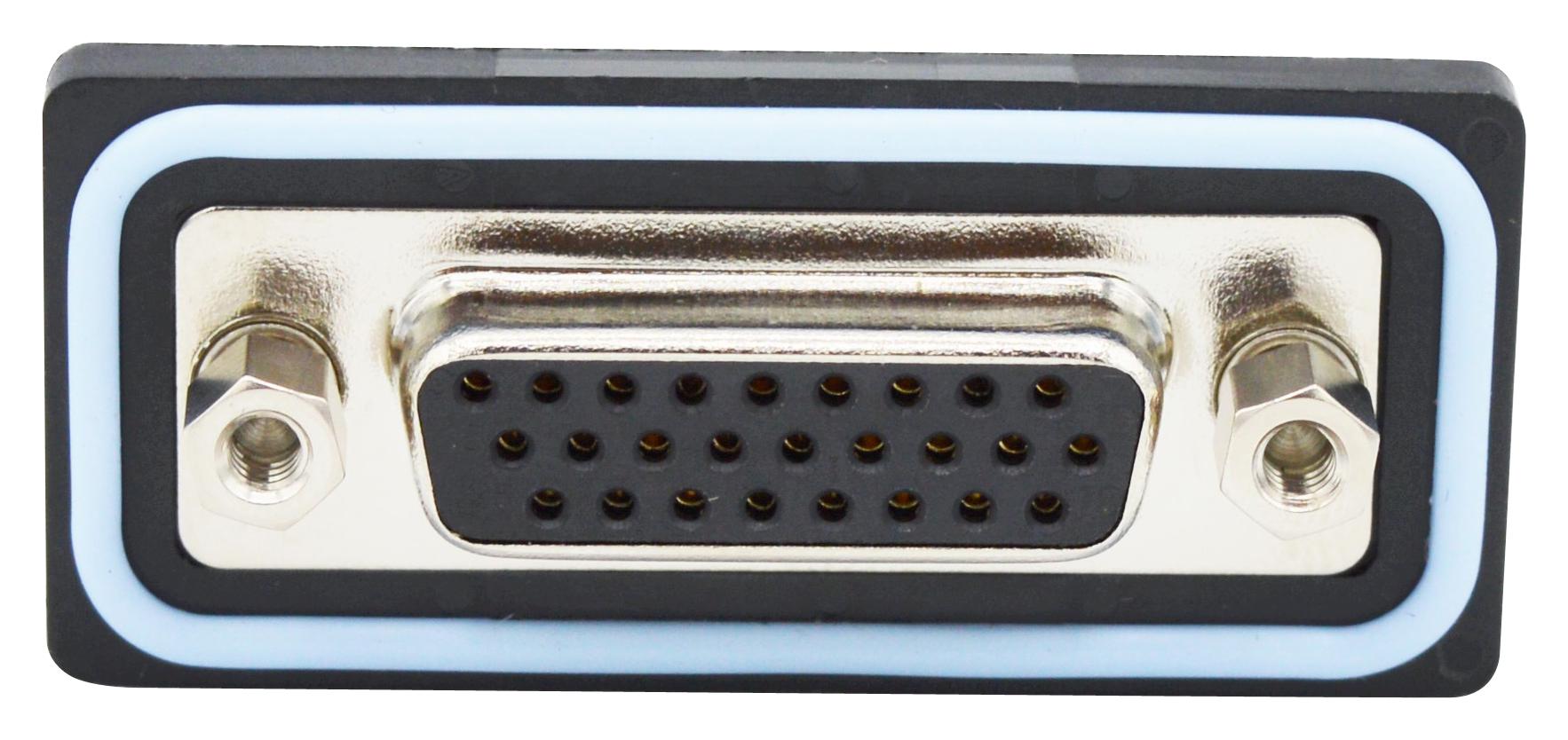 HDF-R15-213L011 HD-D SUB CONN, R/A RCPT, DE, 15POS NORCOMP