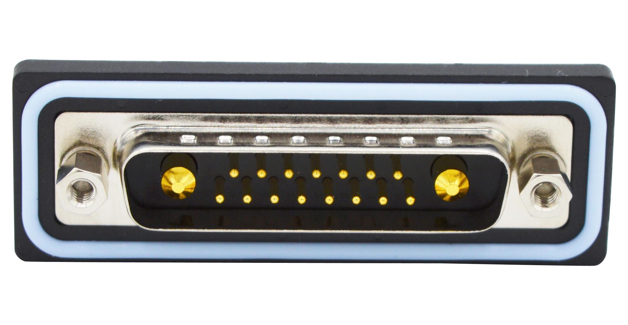 CDFR17W2113L212 COMBO D-SUB CONN, R/A PLUG, DB-17W2 NORCOMP