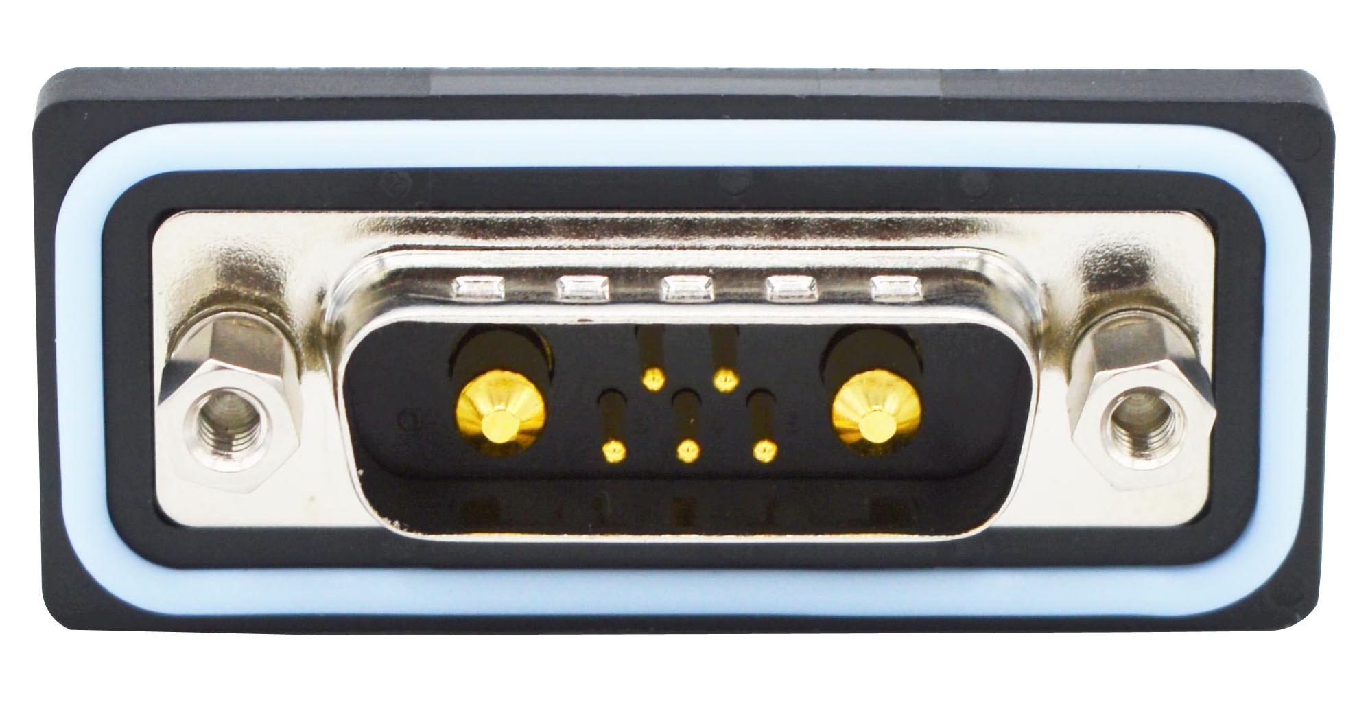 CDFR7W2113L411 COMBO D-SUB CONN, R/A PLUG, DA-7W2 NORCOMP