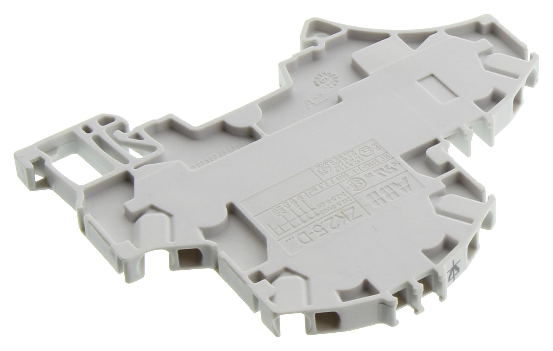 1SNK705213R0000 TERMINAL BLOCK, DINRAIL, 4POS, 12AWG ENTRELEC - TE CONNECTIVITY